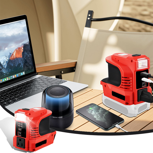 🔌【Smart Powerbank】Mini convertisseur DC/AC - 300W powerbank portable ! ⚡ Convient pour les voitures, les camping-cars, l'utilisation en extérieur et les maisons d'été