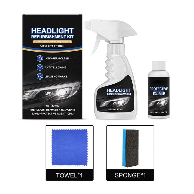 Nettoyant Phares Voiture Thewasc - Restaure Plastique Jauni, Supprime Rayures Et Oxydation, Protection Durable, 100 Ml