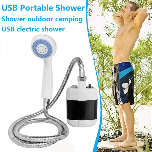 🚿 Douche de Camping Portable – Débit Réglable & Nettoyage Facile en Plein Air ! ⛺✨ 🔥 Solution Pratique pour le Camping, la Plage & les Voyages