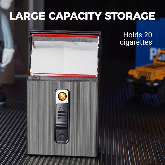 ⏳Spécial à durée limitée⏰Étui + Briquet 2-en-1 – Toujours prêt, toujours classe🔥