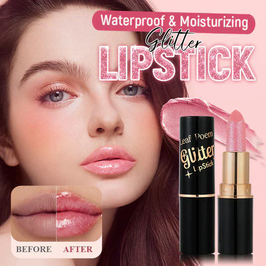 🔥un acheté, un gratuit💋Rouge à lèvres pailleté résistant à l'eau & hydratant