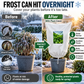 Plant Frost Protection Cover – Breathable Reusable Cover for Shrubs, Pots & Young Trees