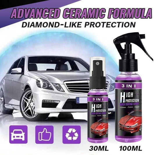 Spray de revêtement rapide haute protection 3 en 1 pour voiture