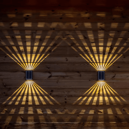 ✨☀️Applique solaire colorée à 4 LED pour l'extérieur Imperméable à l'eau