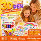 🔮 BUY 1 GET 1 FREE! ✨ Magic 3D Pen – One-stroke drawing & DIY bubble fun ✨