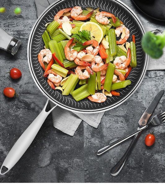 🔥Grande vente - 50 % de réduction!!! 🍳Poêle antiadhésive de première qualité avec couvercle