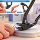 🎉 2026 Sale ＆ Over 50,000 Sold! ✂️ Black Curved Nail Clipper – Ergonomic & Easy for Seniors 🖤