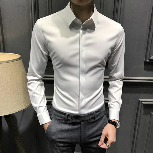🔥 Hot Sale 🔥Chemise boutonnée infroissable pour hommes