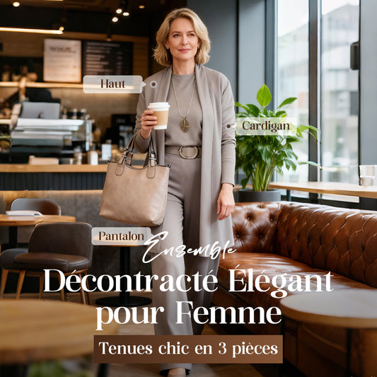 ⏰-50% pour temps limité🍂Ensemble 3 Pièces Élégant - Confort Doux et Style Polyvalent 💼📦
