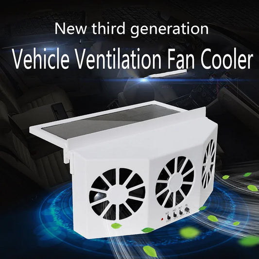 Le nouvel artefact de refroidissement de voiture solaire [ventilateur d'extraction de circulation d'air]