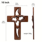 ⏳Spécial à durée limitée⏰Croix en Bois à Cœurs Entrelacés - Symbole d‘Amour & de Foi❤️✝️
