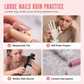 💅 LIMITED-TIME 50% OFF! ⚡ 15Pcs Nail Art Practice Hand Kit – Rotatable Joints, Stable Clamp, Full Salon Tools ✨