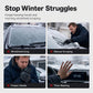 Magnetic Car Windshield Cover Thickened Waterproof Sunshade and Snow Shield with Reflective Strips