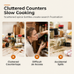 Stainless Steel 360 Degree Rotating Spice Rack Countertop Turntable Seasoning Bottle Organizer for Kitchen