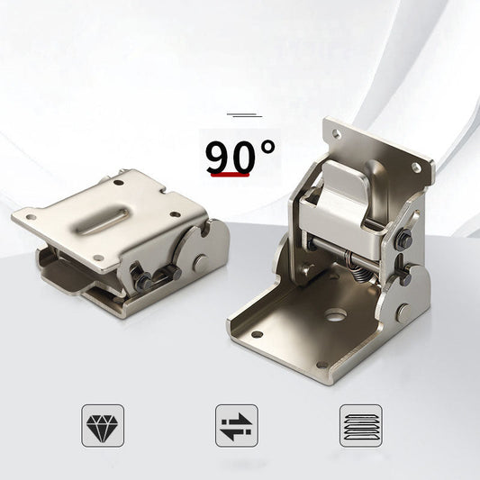 📏50% de réduction ⚒️90° Charnière pliante, autobloquante, protégée contre la corrosion, connexion invisible
