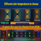 ✨☀️Applique solaire colorée à 4 LED pour l'extérieur Imperméable à l'eau