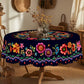 ⏳Spécial à durée limitée⏰Nappe mexicaine à fleurs avec bord festonné🏵️