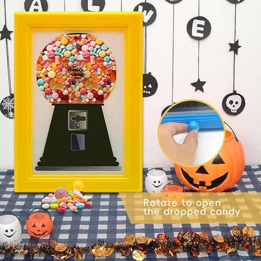 🎁Doublez le plaisir ! 🍬 Cadre photo distributeur de bonbons - À fixer au mur ou à poser sur une table🖼️