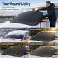 Magnetic Car Windshield Cover Thickened Waterproof Sunshade and Snow Shield with Reflective Strips