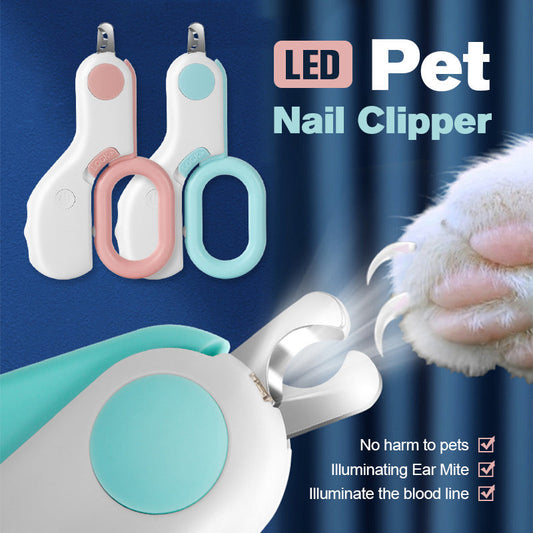 Coupe-ongles LED pour animaux de compagnie