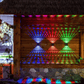 ✨☀️Applique solaire colorée à 4 LED pour l'extérieur Imperméable à l'eau