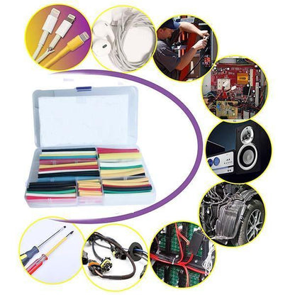 🛠️Ensemble de gaines thermorétractables multicolores