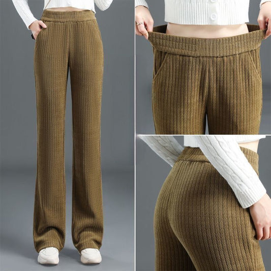 ⏳Spécial à durée limitée⏰Pantalon d'auture élégant à taille large et élastiquée👖