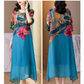 Robe Élégante Flottante à Imprimé Floral pour Femmes en Grande Taille