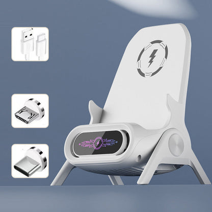 ⏳Spécial à durée limitée⏰Support de téléphone multifonctionnel avec chargeur sans fil rapide📱