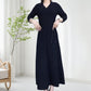 Jupe Longue Épaisse Taille Haute Élastique pour Femme