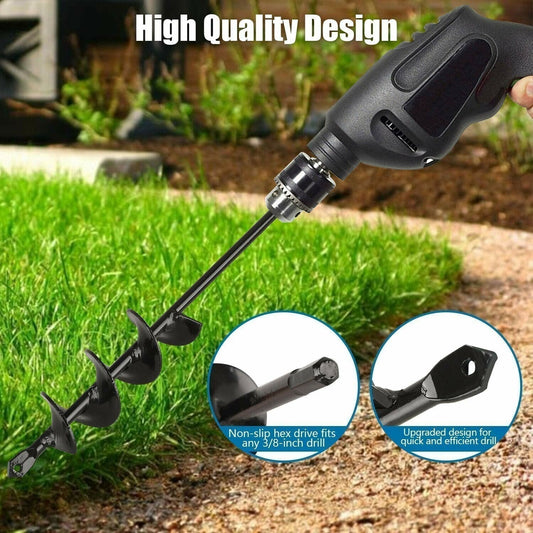 🎁Vente chaude 50 % de réduction⏳ Foret hélicoïdal pour tarière de jardinage facile