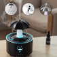 🌈💧Humidificateur d'aromathérapie à gouttes de pluie rotatives à 7 couleurs💧🌈Spectacle lumineux coloré Brume parfumée créant une atmosphère de rêve à la maison