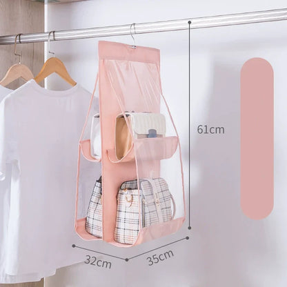 💥💥50% de réduction pour une durée limitée 💥💥Organisateur de Sac à Main Suspendu Résistant à la Poussière – Pliable et Lavable