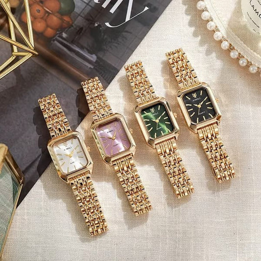 Montre-bracelet à quartz de luxe pour femme