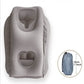 ✈️ Inflatable Ergonomic Hollow-Cutout Travel Pillow – PVC Flocking, Quick Inflate, With Storage Bag ✨
