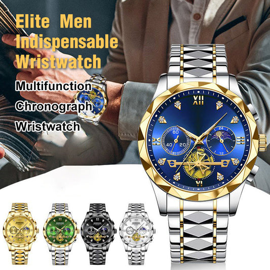 Nouvelle montre-bracelet chronographe multifonction à 6 aiguilles