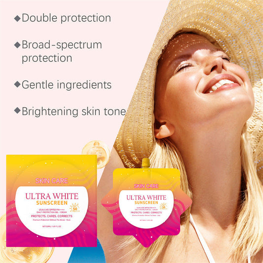 Crème solaire blanchissante portable très efficace