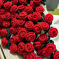 Couverture bouquet au crochet