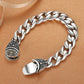 Bracelet à maillons cubains vintage pour homme