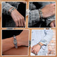 Bracelet à maillons cubains vintage pour homme