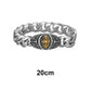 Bracelet à maillons cubains vintage pour homme