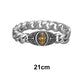 Bracelet à maillons cubains vintage pour homme