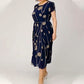 👗2025 Nouvelle conception✨️Robe à manches courtes en maille imprimée à pois