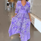 🔥Soldes d'été - 50% de réduction🔥Robe longue élégante à cordon floral pour femmes