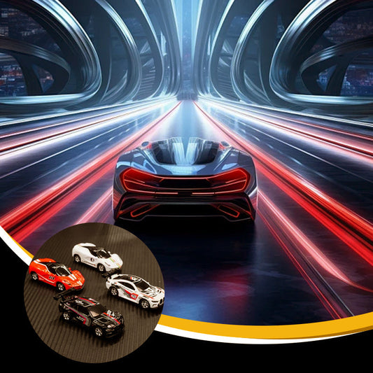 Voiture jouet en alliage à grande vitesse, télécommande de simulation 1:64