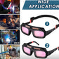 Lunettes de soudage à changement automatique de lumière à énergie solaire