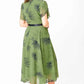 Robe midi trapèze pour femme (avec ceinture)👗