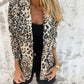 Blazer imprimé léopard tendance pour femme