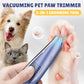 Tondeuse 2 en 1 pour animaux de compagnie avec aspirateur