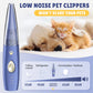 Tondeuse 2 en 1 pour animaux de compagnie avec aspirateur